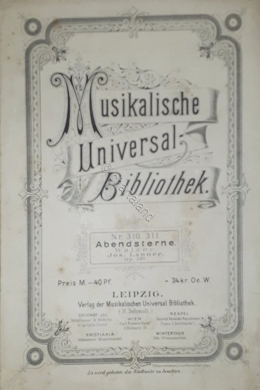 Spartiti - Abendsterne - Walzer von Jos. Lanner | Immagine Gallery 2