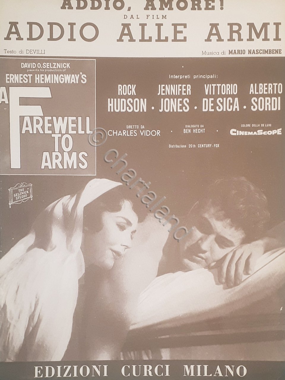 Spartiti - Addio Amore! - Slow Moderato - M. Nascimbene … | Immagine principale