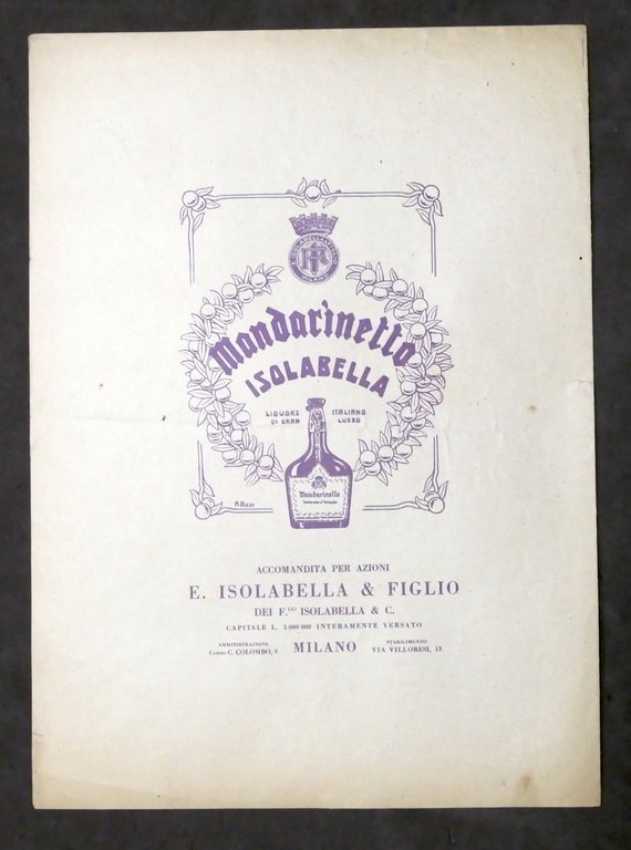 Spartiti - Al Comm. Guido Isolabella - La Leggenda dell'Isola …