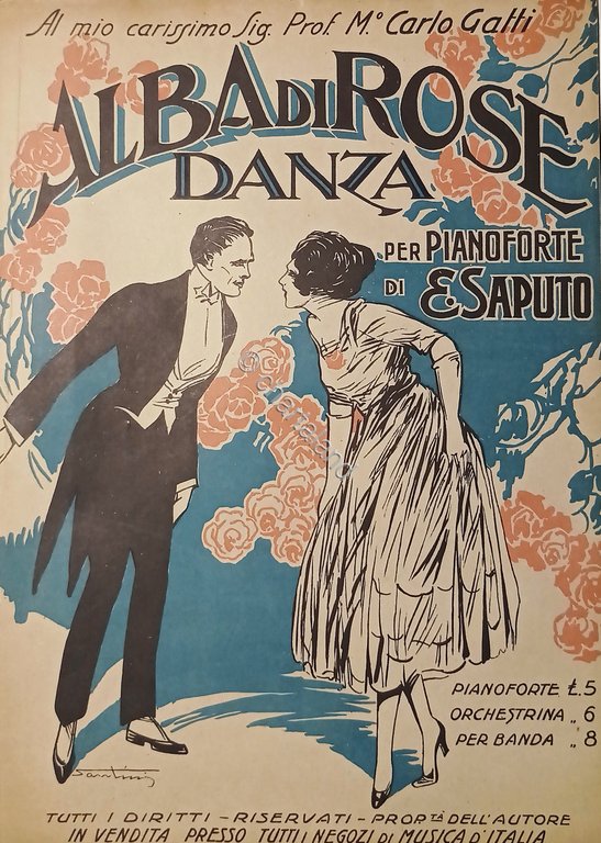 Spartiti - Alba di Rose - Danza di E. Saputo …