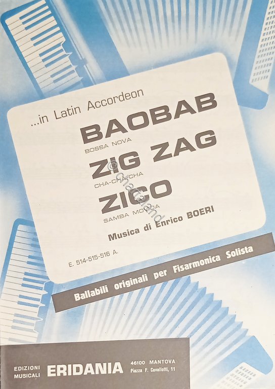 Spartiti - Baobab - Zig Zag - Zico - Musica …