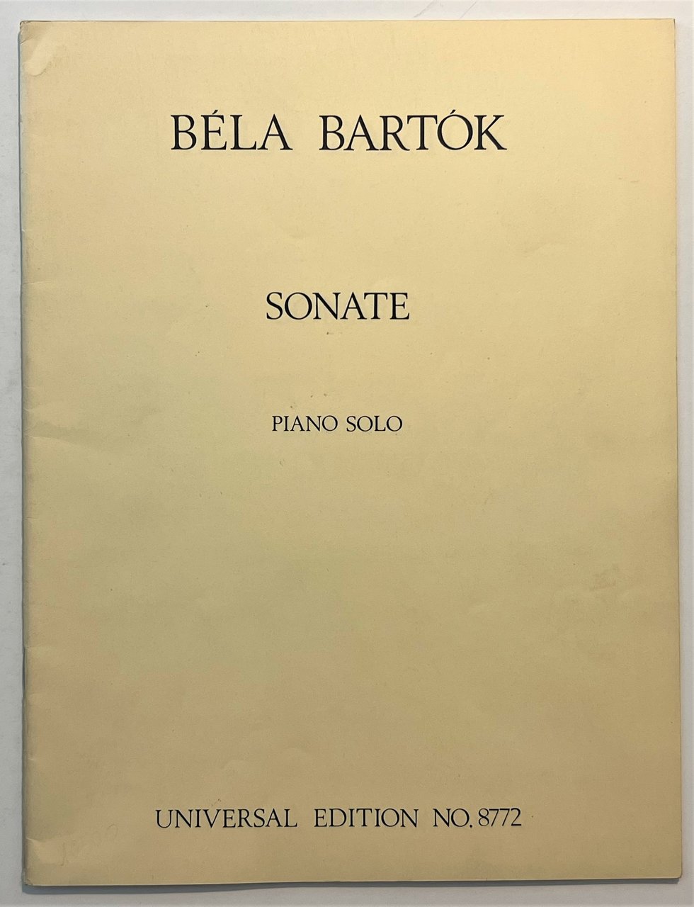 Spartiti - Béla Bartók - Sonate - Piano Solo