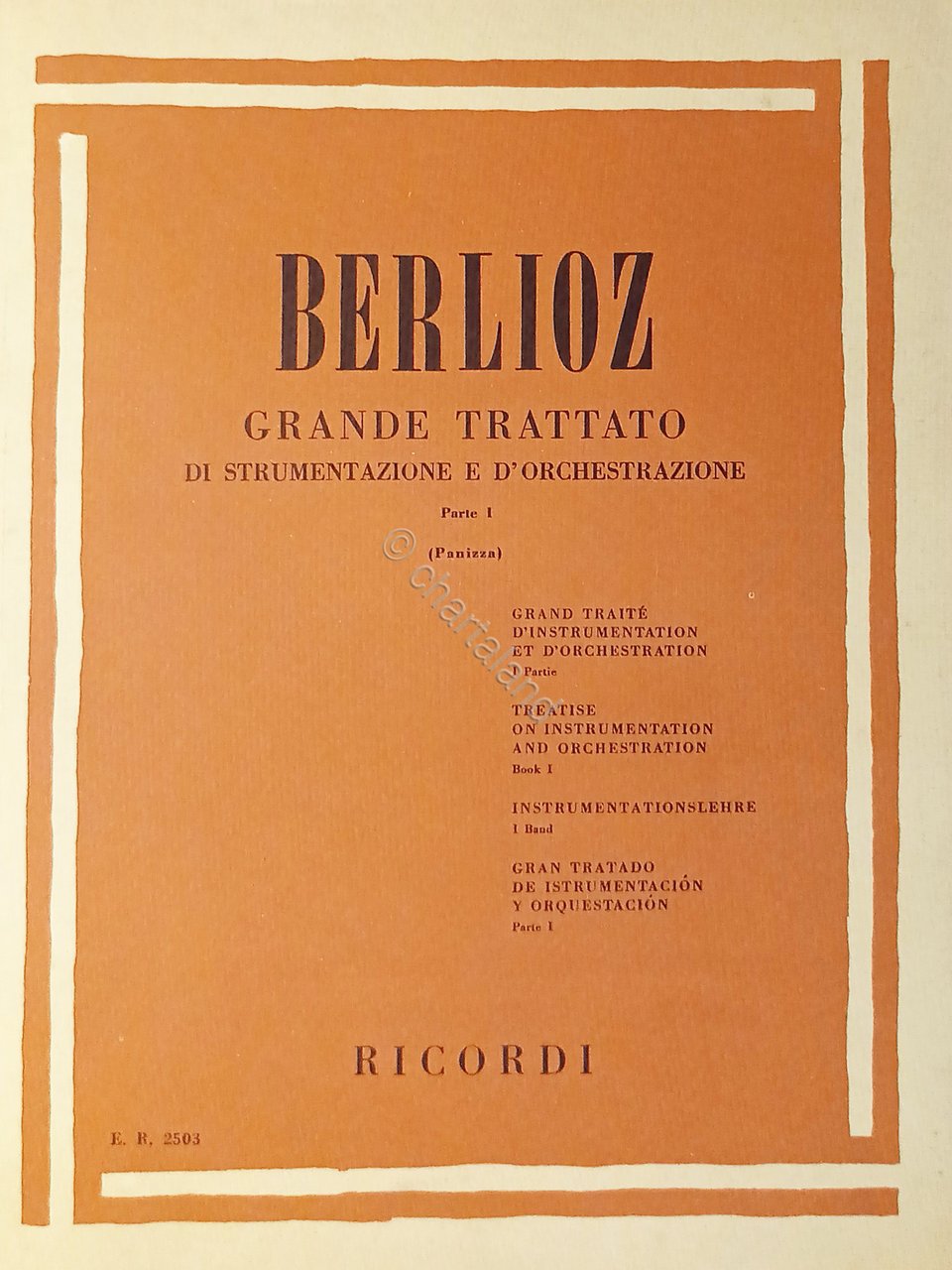 Spartiti - Berlioz - Grande Trattato di Strumentazione e Orchestrazione …