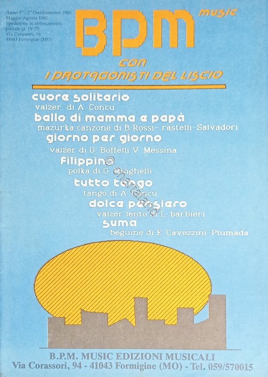 Spartiti - BPM Music con Protagonisti del Liscio - Raccolta …