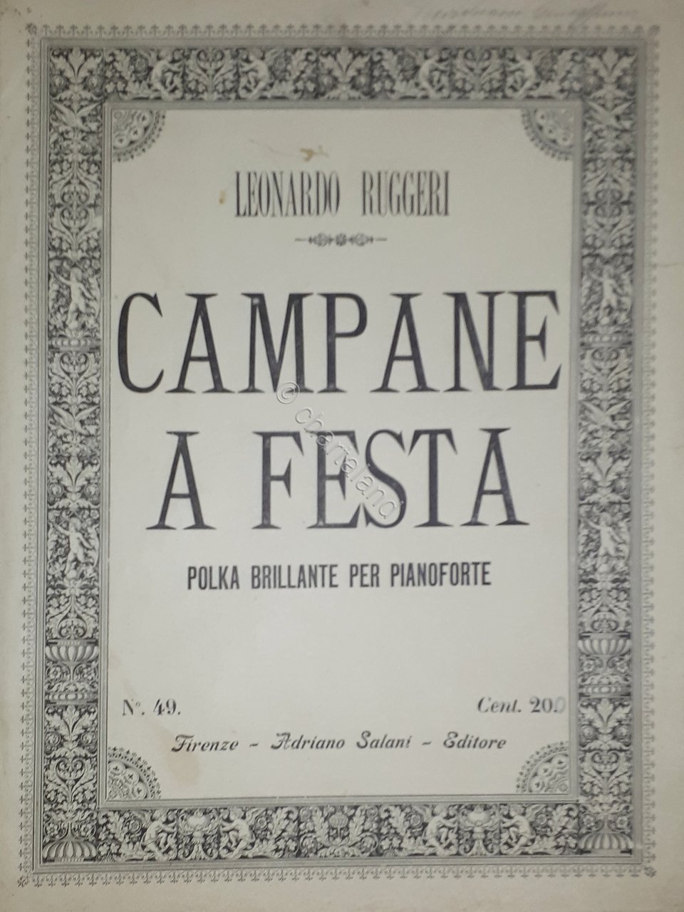 Spartiti - Campane a Festa - Polka Brillante per Pianoforte … | Immagine principale