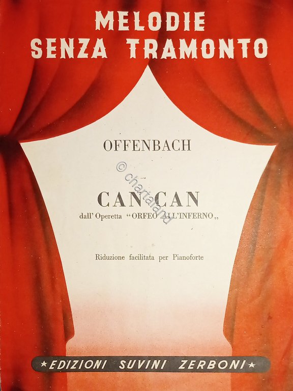 Spartiti - Can Can dall'Operetta Orfeo all'Inferno per Piano di …