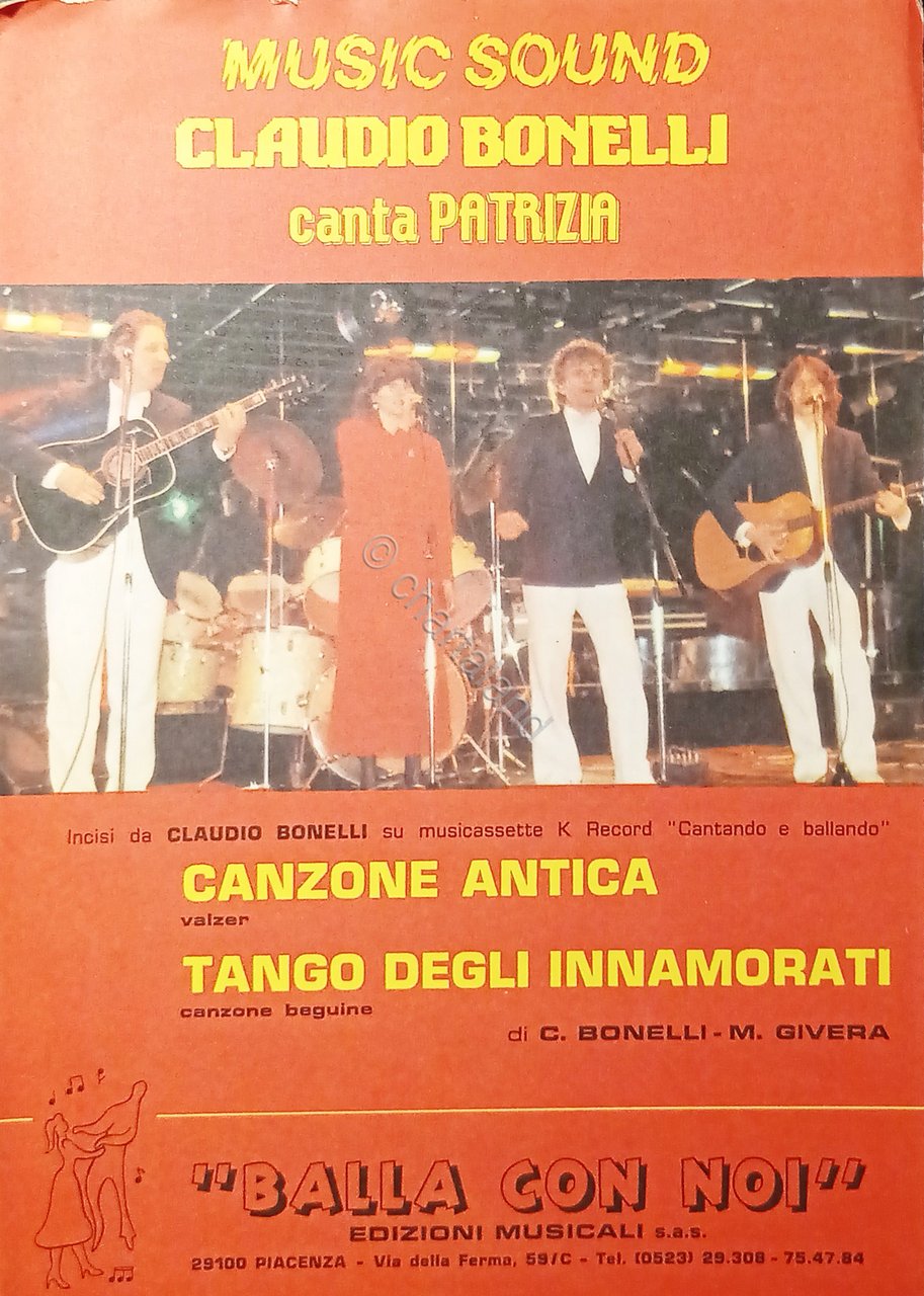 Spartiti - Canzone Antica - Tango degli Innamorati di C. …