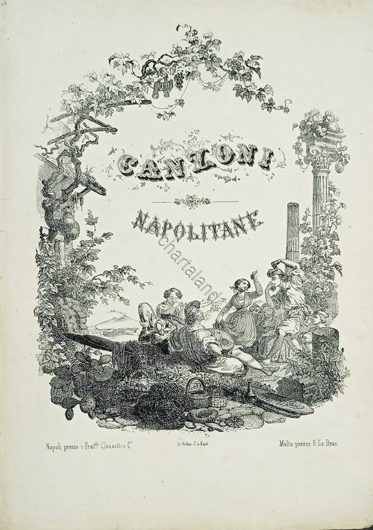 Spartiti - Canzoni Napoletane - La Carolina - Arieta Napoletana …