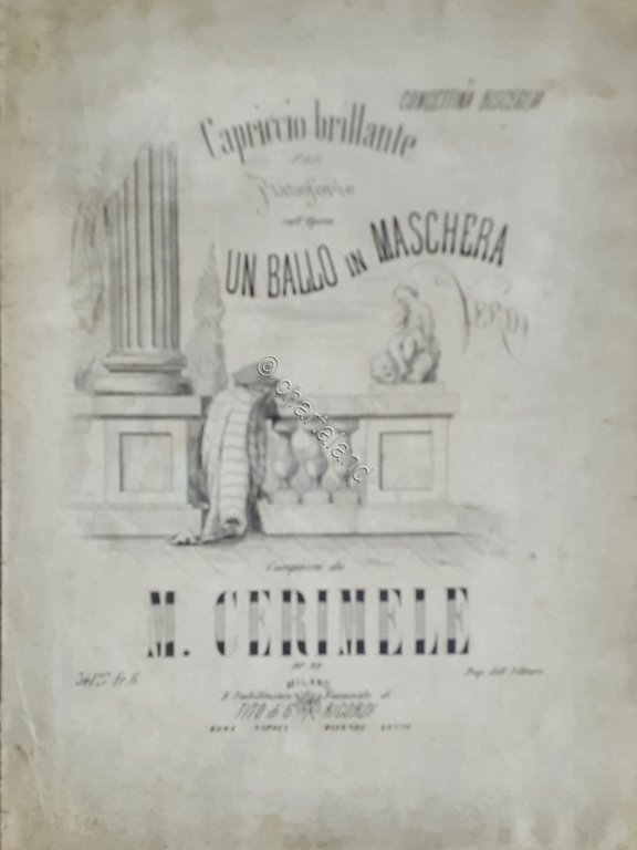 Spartiti - Capriccio Brillante sul Un Ballo in Maschera per … | Immagine Gallery 2