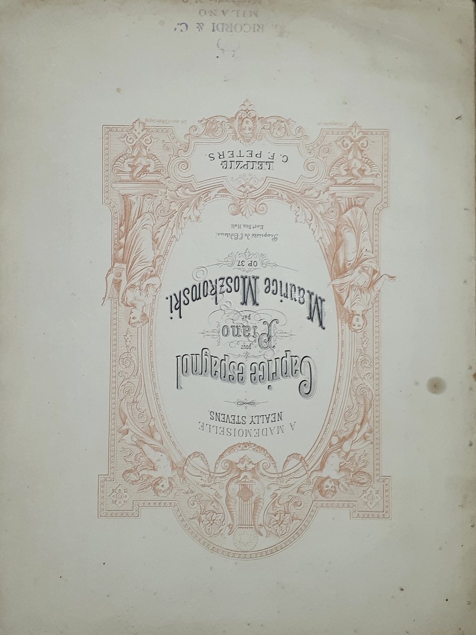 Spartiti - Caprice espagnol pour Piano par Maurice Moszkowski