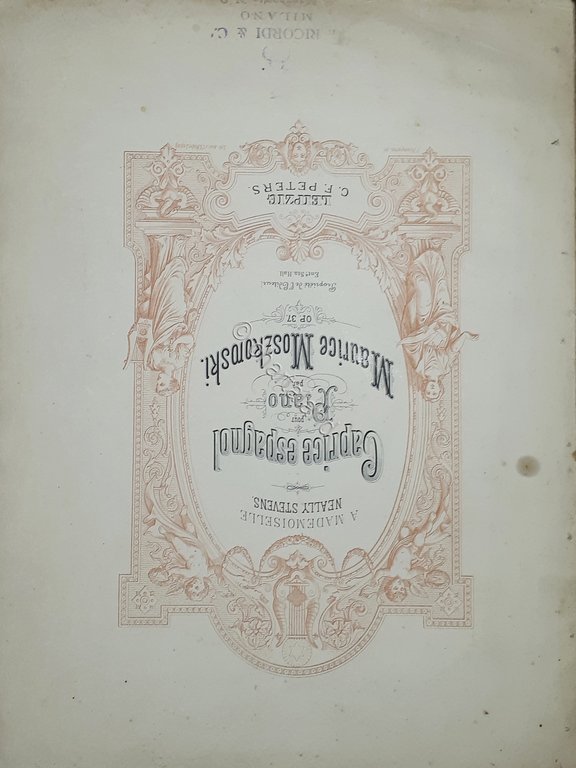 Spartiti - Caprice espagnol pour Piano par Maurice Moszkowski