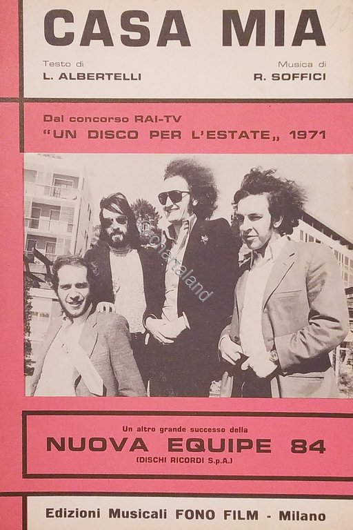 Spartiti - Casa mia - L. Albertelli - R. Soffici …