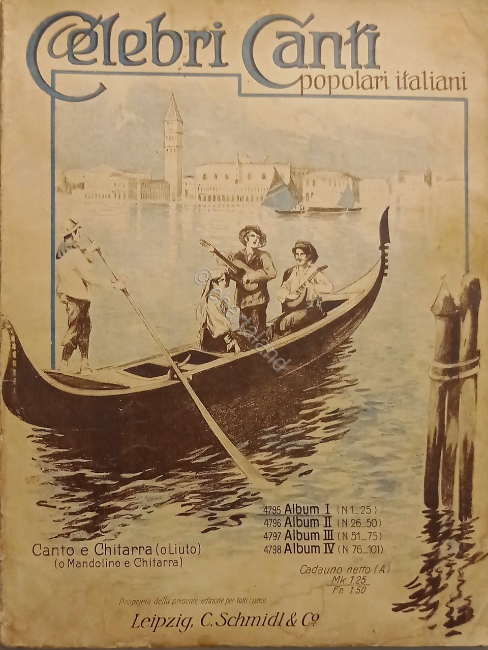 Spartiti - Celebri Canti Popolari Italiani per Canto e Chitarra …