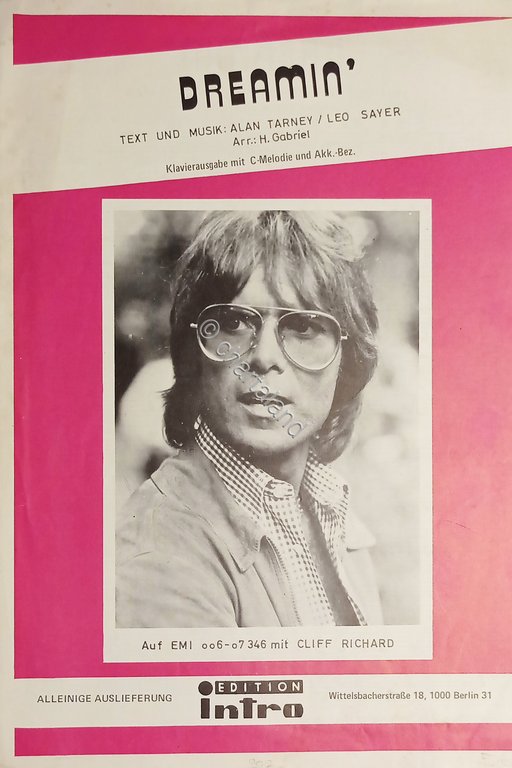 Spartiti - Dreaming - Text and Music by Alan Tarney …