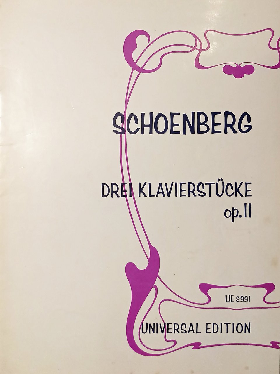 Spartiti - Drei Klavierstücke Op.11 N. 1 von Arnold Schoenberg