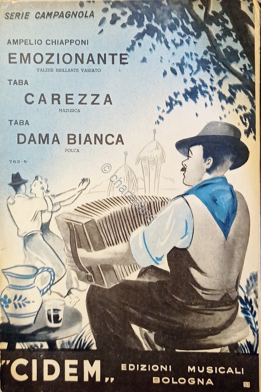 Spartiti - Emozionante (Valzer) - Carezza (Mazurca) Dama Bianca (Polca) …