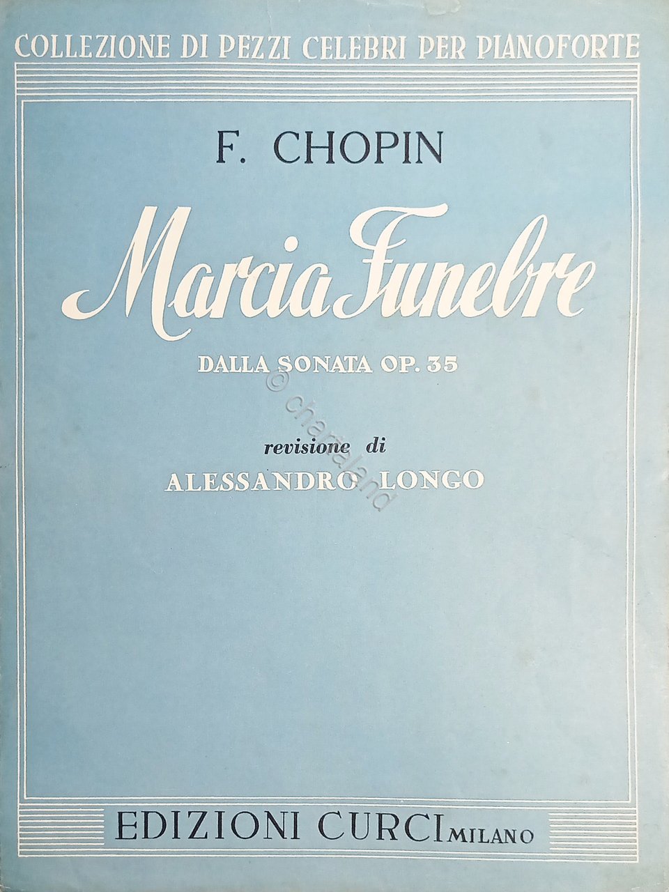 Spartiti - F. Chopin - Marcia Funebre dalla Sonata Op. …