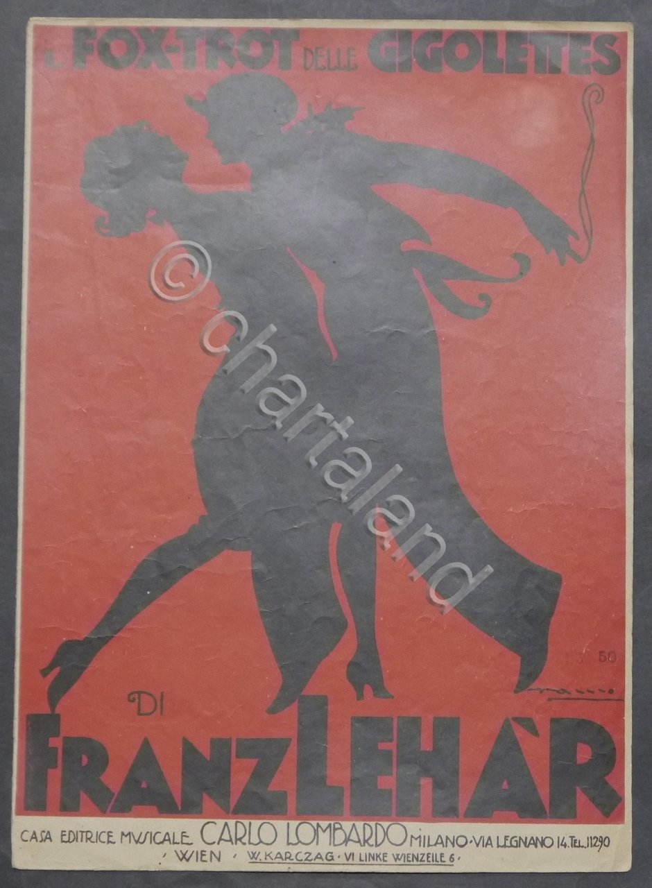 Spartiti - F. Les Har - Il Fox-trot delle gigolettes …