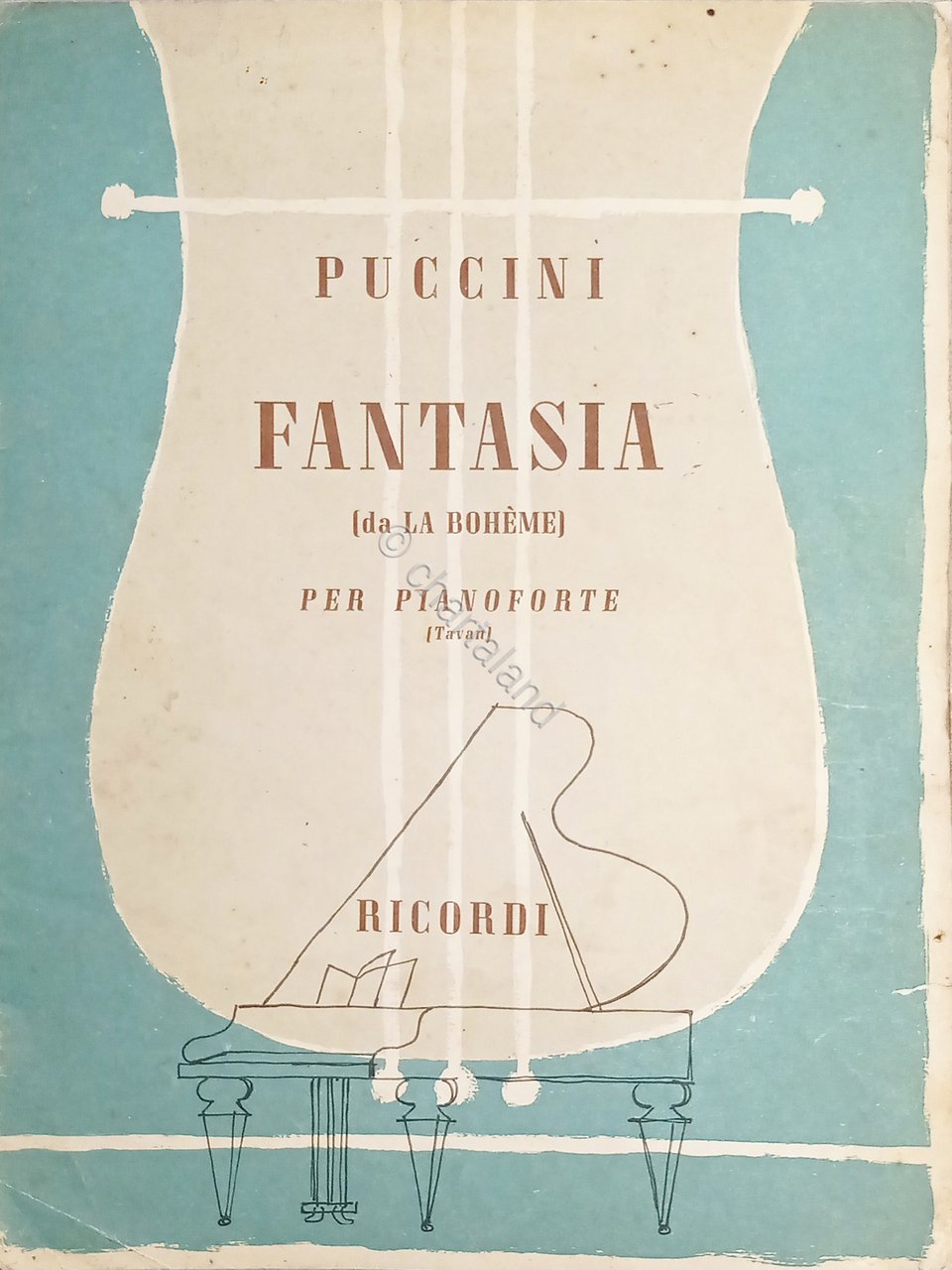 Spartiti - Fantasia (da La Boheme) per Pianoforte di G. …