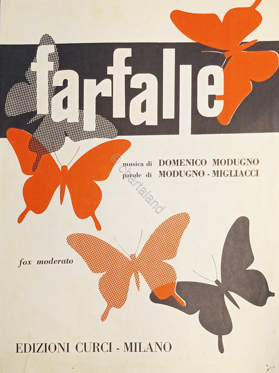 Spartiti - Farfalle - Fox Moderato di D. Modugno - …