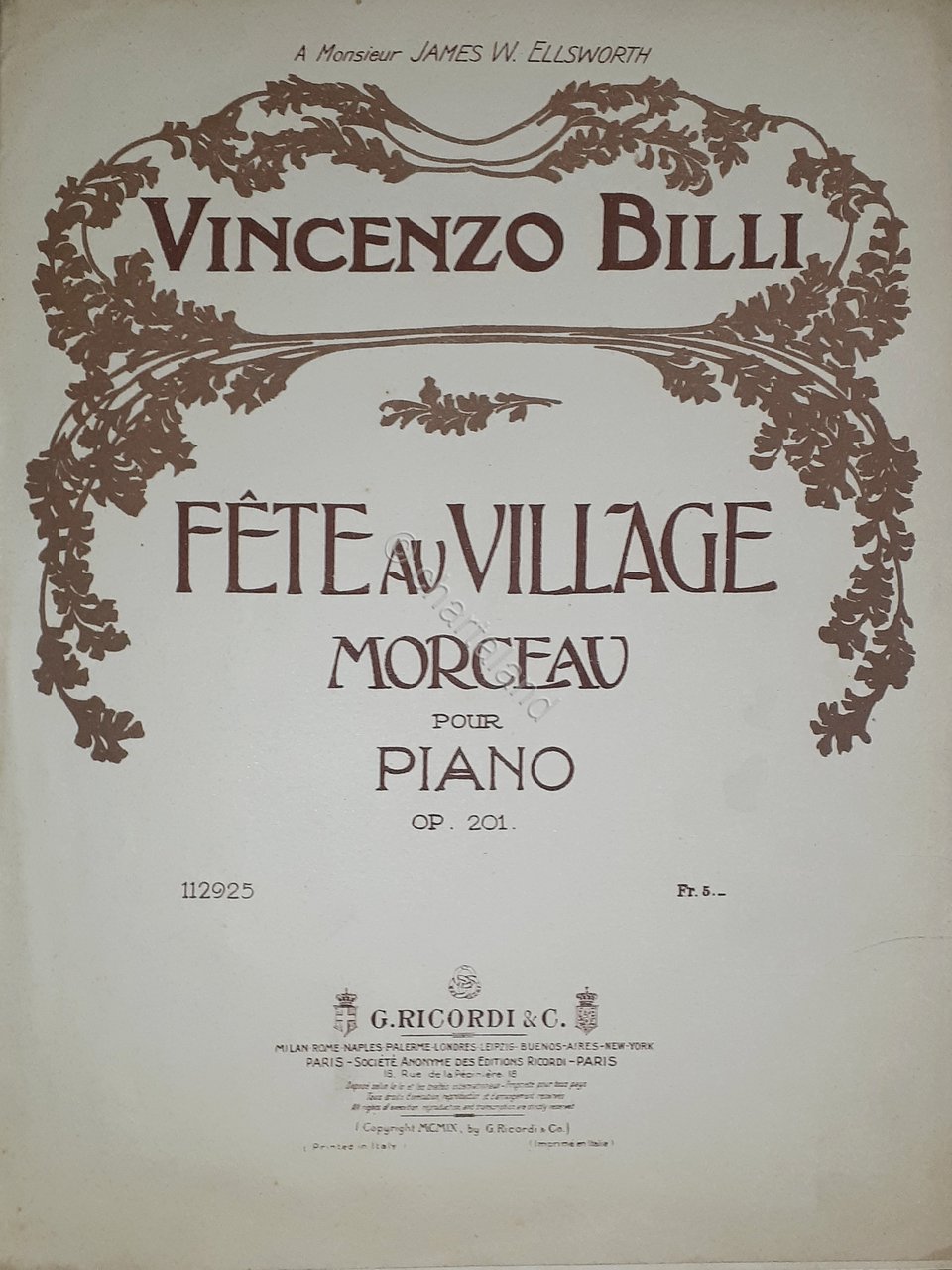 Spartiti - Fete au Village - Morceau pour Piano par … | Immagine principale