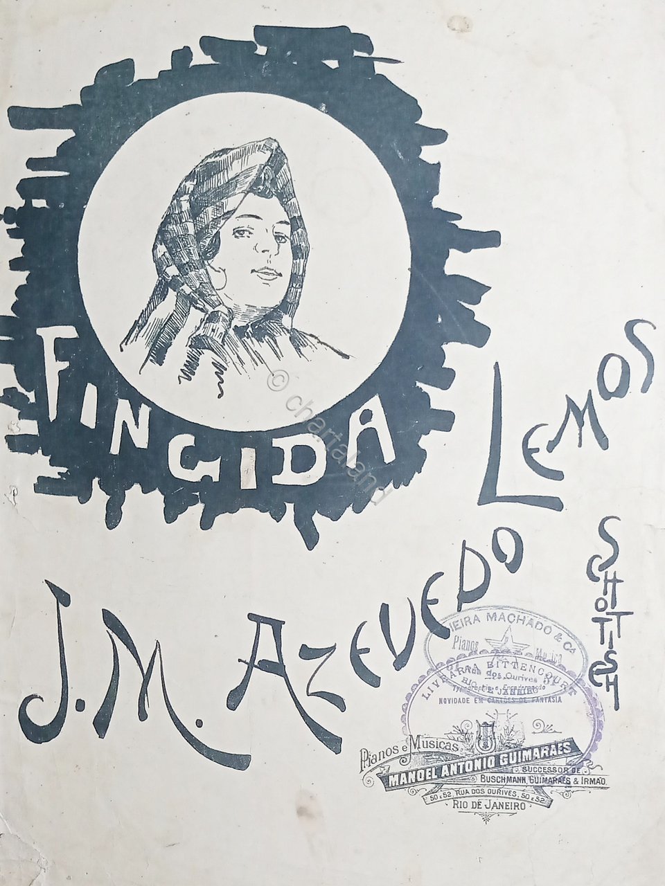 Spartiti - Fingida - Schottisch di J. M. Azevedo Lemos …