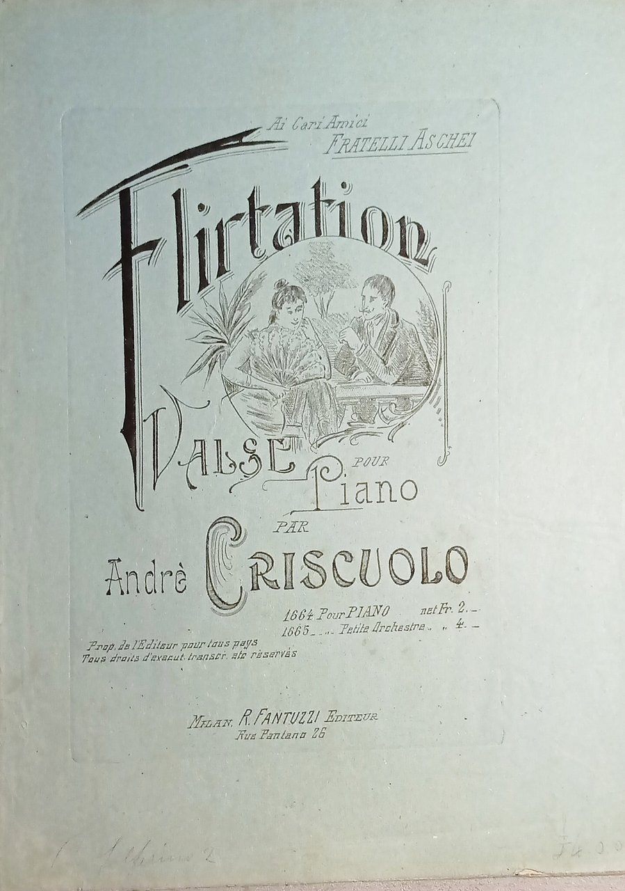 Spartiti - Flirtation - Valse pour Piano par Andrè Criscuolo | Immagine principale