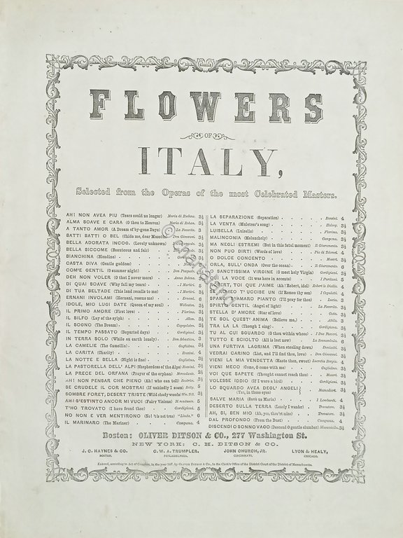 Spartiti - Flowers Italy - Ah! S'Estino ancor mi vuoi …