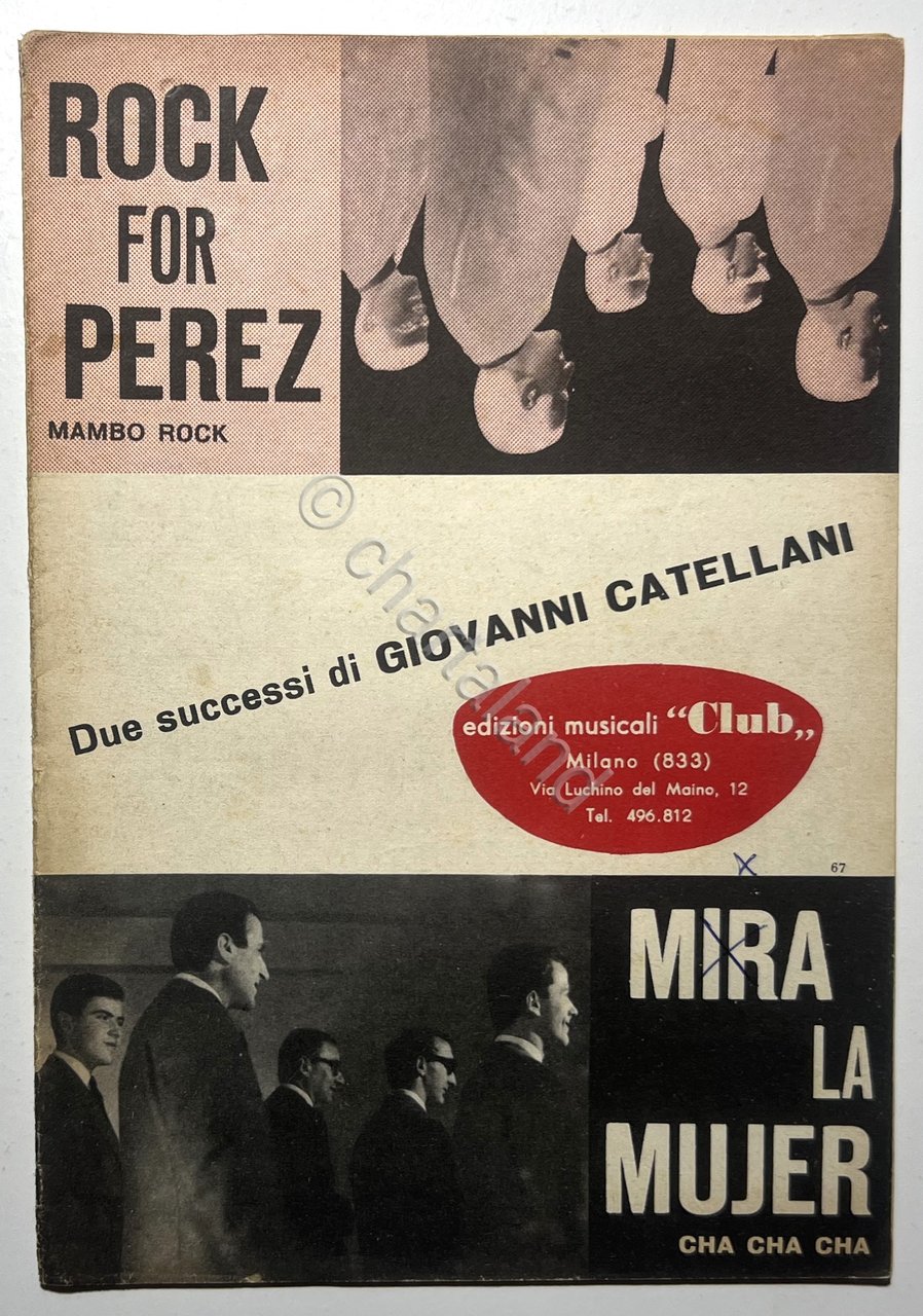 Spartiti - Giovanni Catellani - Rock for Perez - Mira … | Immagine principale