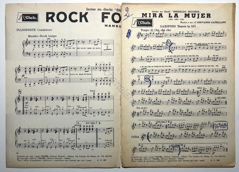 Spartiti - Giovanni Catellani - Rock for Perez - Mira … | Immagine Gallery 2