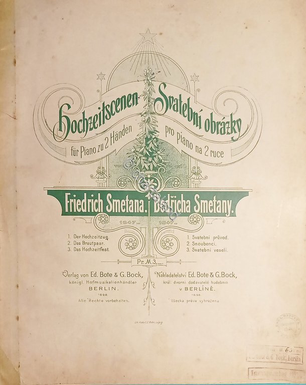 Spartiti - Hochzeit-Scenen - Svatebni Obrazky per Piano di F. …