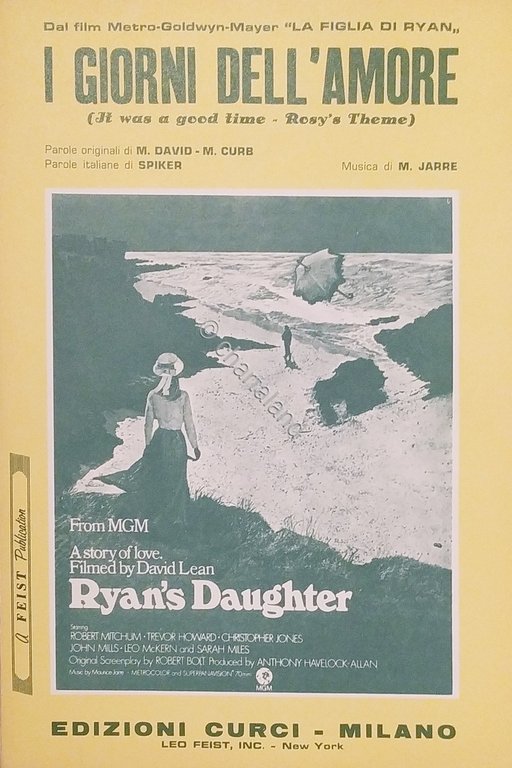 Spartiti - I giorni dell'Amore di M. Jarre - Canto …