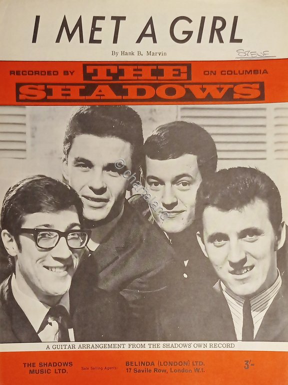 Spartiti - I met a Girl - By Hank B. …