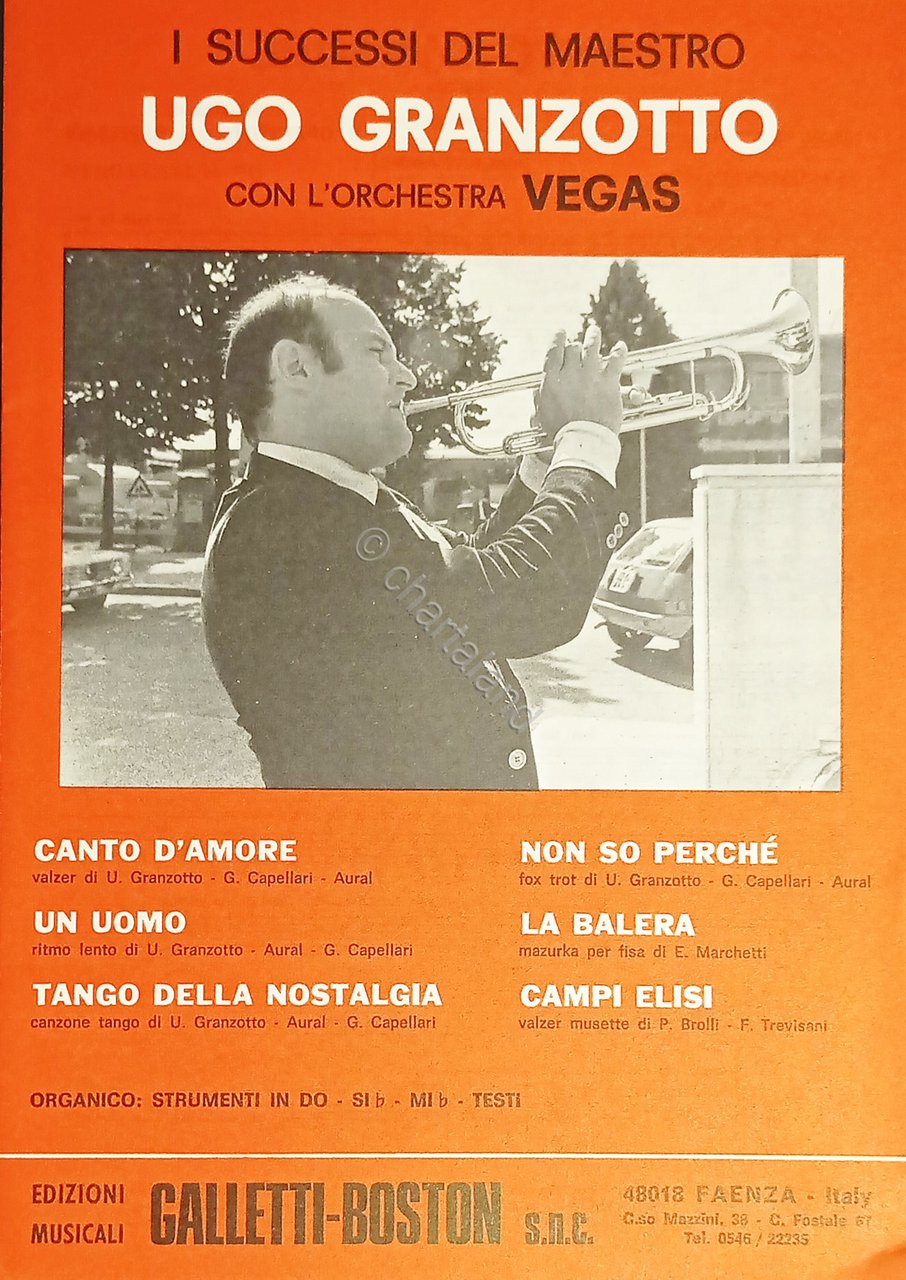 Spartiti - I Successi del Maestro Ugo Granzotto con l'Orchestra …