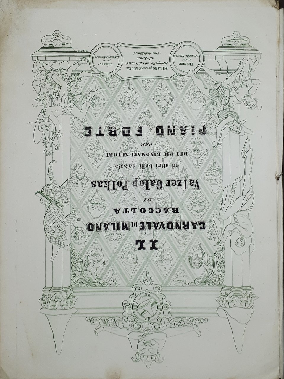 Spartiti - Il Carnevale di Milano - Raccolta di Valzer …