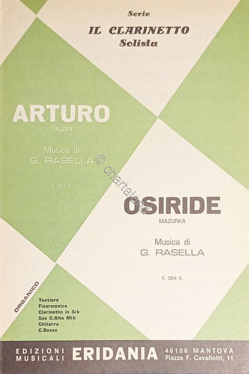 Spartiti - Il Clarinetto Solista - Arturo - Osiride - …