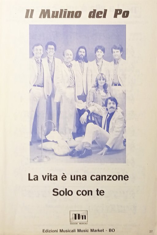 Spartiti - Il Mulino del Po - La vita è una canzone - Solo con te - 1984