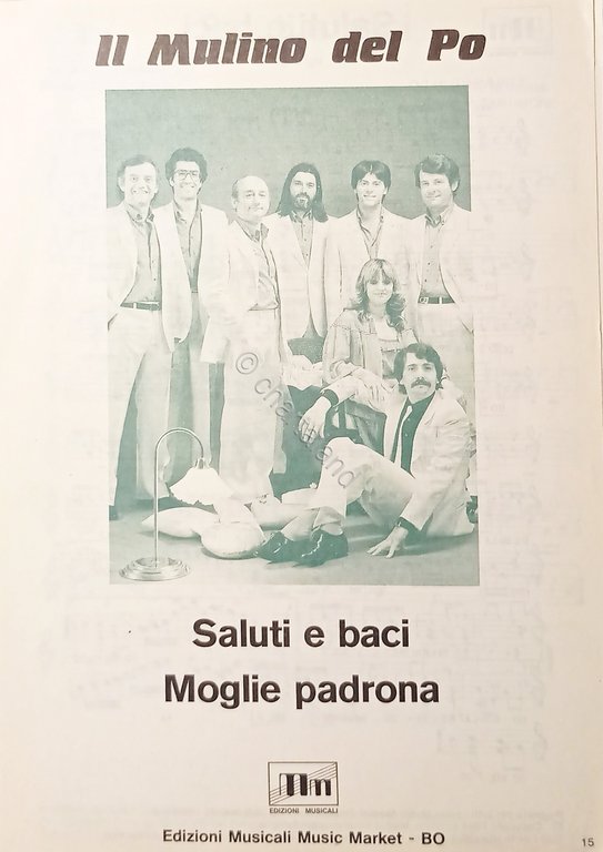Spartiti - Il Mulino del Po - Saluti e baci - Moglie padrona - 1984