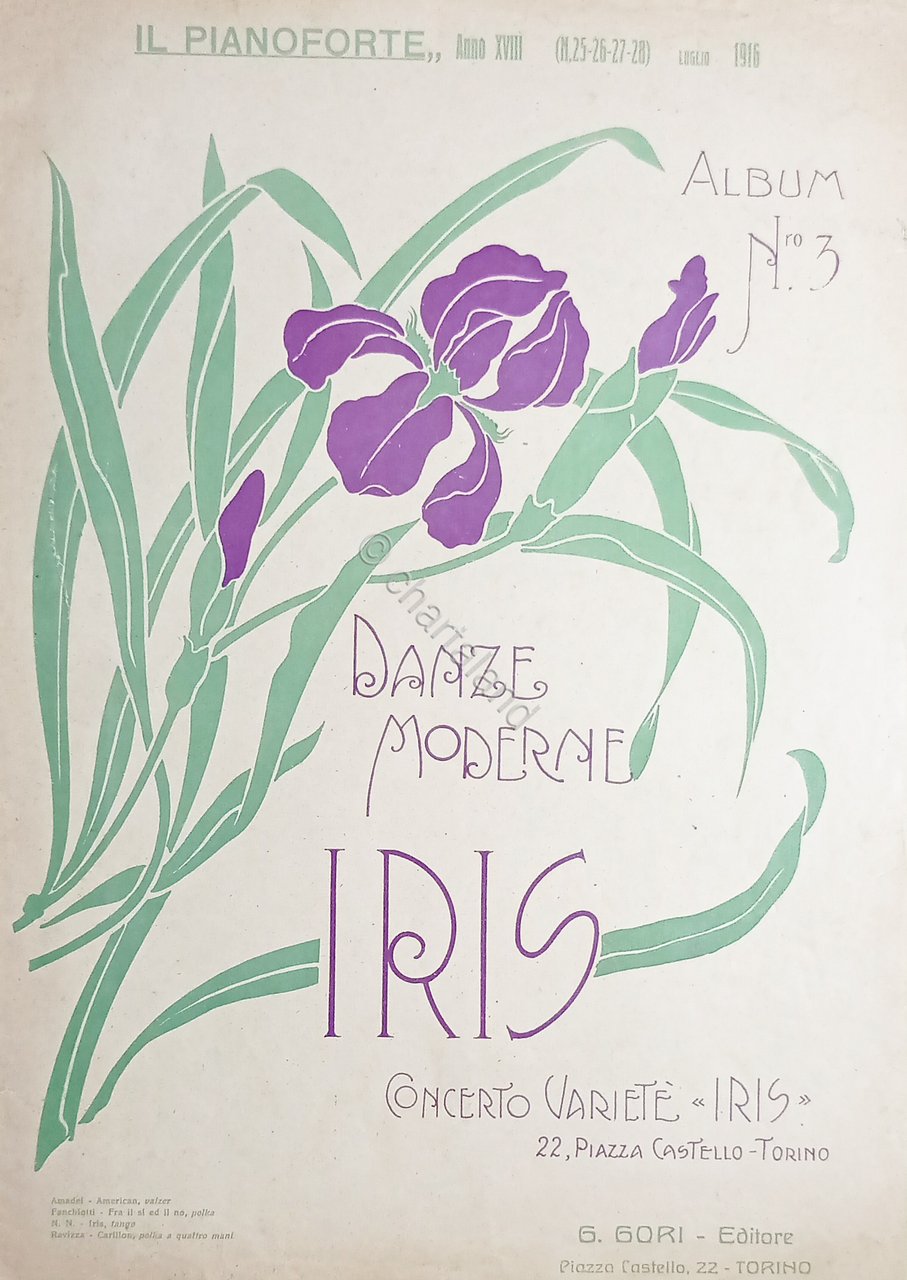 Spartiti - Il Pianoforte - Album N. 3 - Danze …