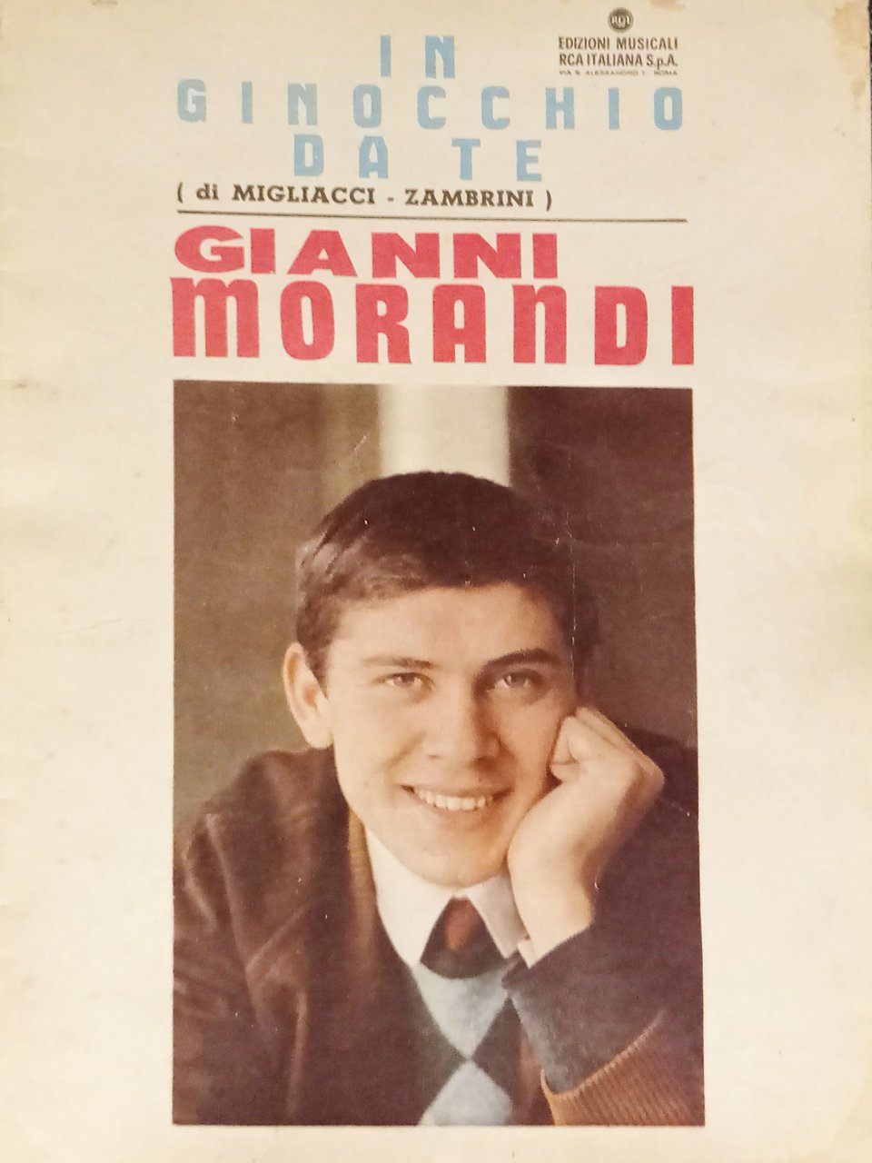 Spartiti - In ginocchio da te di B. Zambrini - …