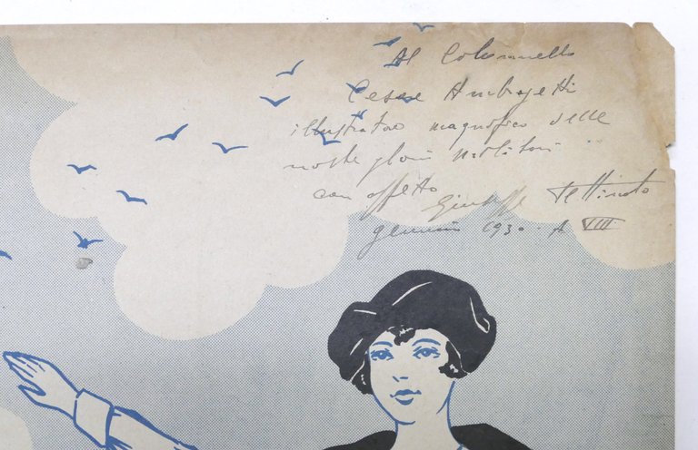 Spartiti - Inno Ufficiale delle Giovani Italiane - Autografo Giuseppe …