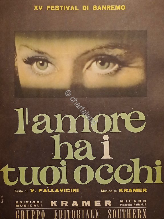 Spartiti - L'amore ha i tuoi occhi - Slow Ballade …