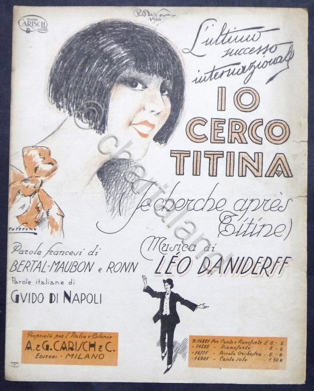 Spartiti - L. Daniderff - Io cerco Titina - fox …