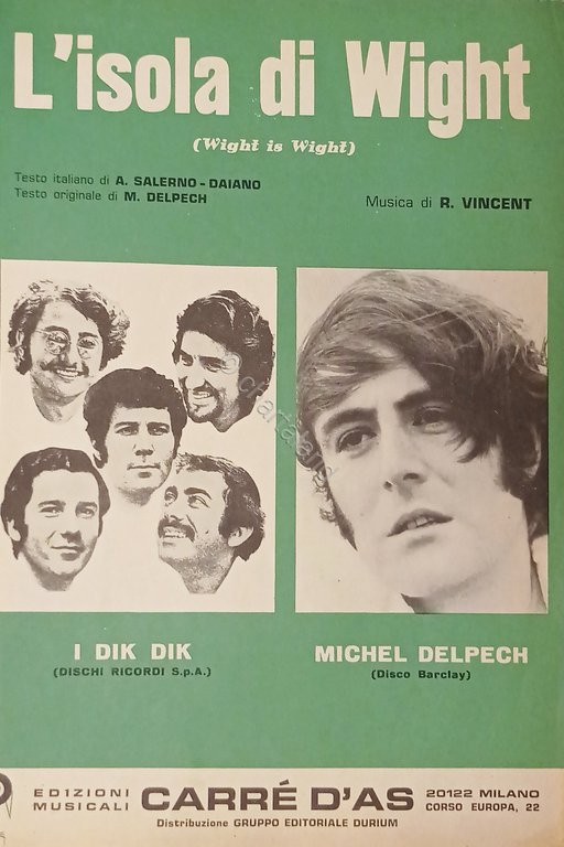 Spartiti - L'isola di Wight di R. Vincent - Michel …