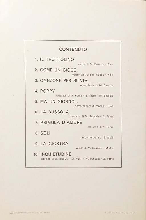 Spartiti - L'Orchestra di Athos Vol. 6 - Raccolta Ma …