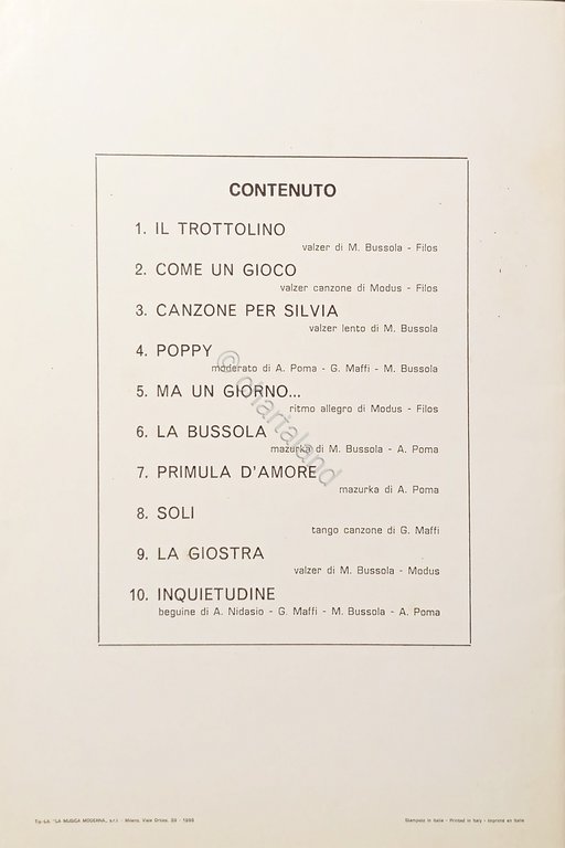 Spartiti - L'Orchestra di Athos Vol. 6 - Raccolta Ma …