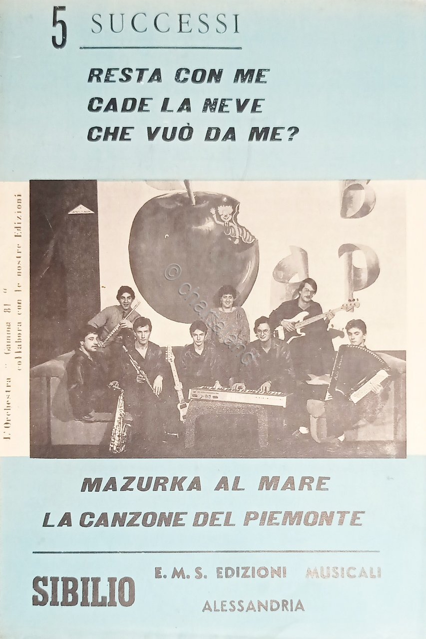 Spartiti - L'Orchestra Gamma '81 - 5 Successi - 1970 …