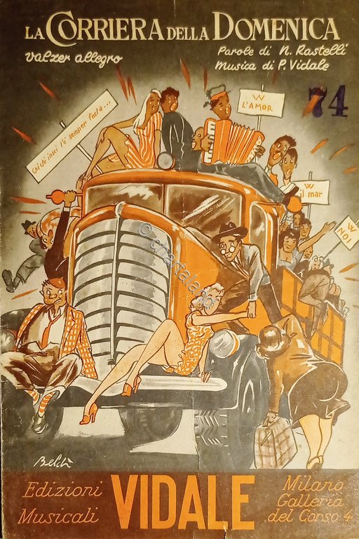 Spartiti - La Corriera della Domenica - Valzer Allegro di …