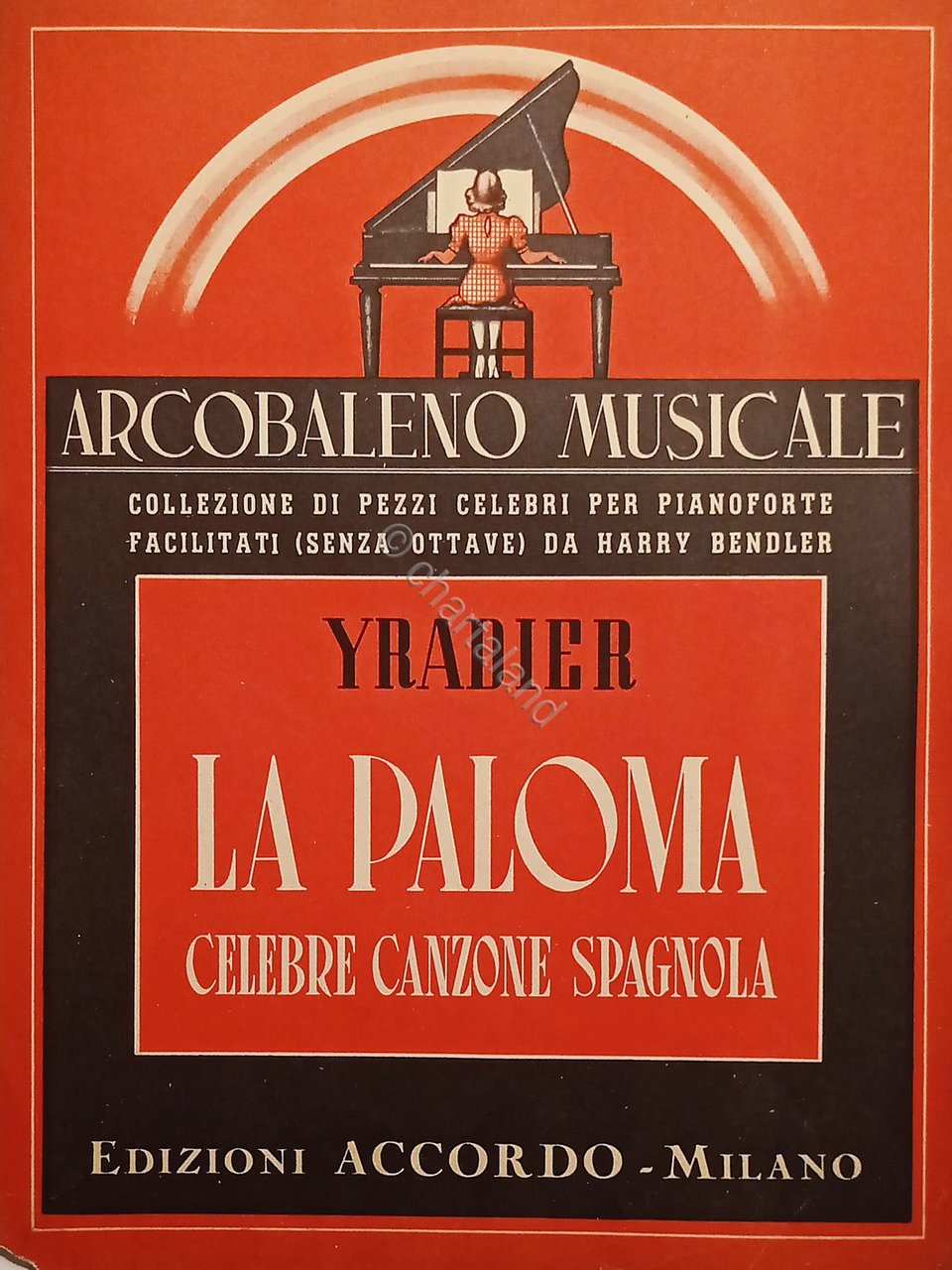 Spartiti - La Paloma - Celebre Canzone Spagnola di S. …