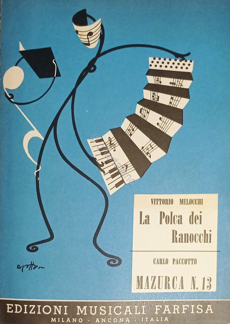 Spartiti - La Polca dei Ranocchi di V.Malocchi - Mazurca … | Immagine principale